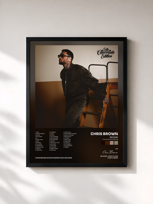Chris Brown · BROWN (The Chocolate Edition) — Stampa incorniciata