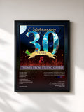 #noir Tableau de l'album Celebrating 30 Years...Themes from Studio Ghibli de L'orchestra Cinematique, cadre noir, imprimé et encadré en France