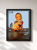 #noir Tableau de l'album Influential de Bad Boy Chiller Crew, cadre noir, imprimé et encadré en France