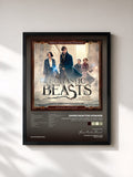 #noir Fantastic Beasts and Where to Find Them (Original Motion Picture Soundtrack) (Deluxe Edition) de James Newton Howard en lámina enmarcada, marco negro, impresa y enmarcada en Francia