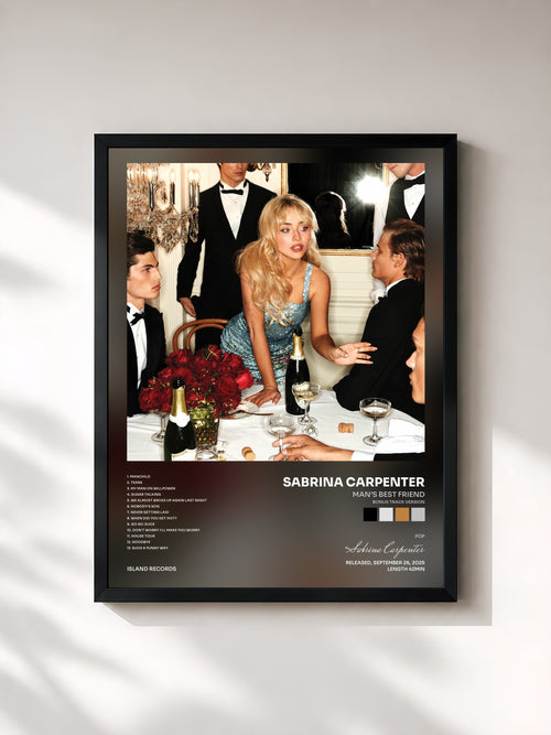 Sabrina Carpenter · Man’s Best Friend (Bonus Track Version) — Affiche encadrée