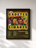 #noir Tableau de l'album 20 Exitos de Los Cadetes De Linares, cadre noir, imprimé et encadré en France