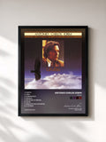 #noir Tableau de l'album Urubu de Antonio Carlos Jobim, cadre noir, imprimé et encadré en France