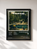 #noir Tableau de l'album Signs of Light de The Head And The Heart, cadre noir, imprimé et encadré en France