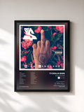 #noir Tableau de l'album Sign Language de Ty Dolla $ign, cadre noir, imprimé et encadré en France