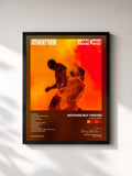 #noir Tableau de l'album Moral Panic de Nothing But Thieves, cadre noir, imprimé et encadré en France