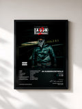 #noir Tableau de l'album A.S.S.N. 2 de AK Ausserkontrolle, cadre noir, imprimé et encadré en France