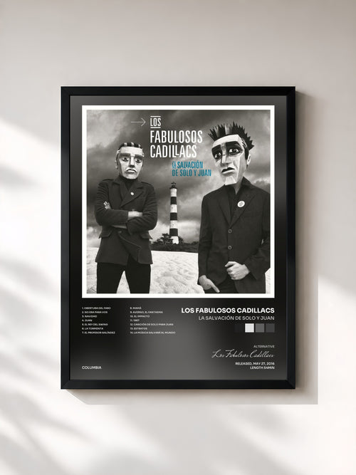 Los Fabulosos Cadillacs · La Salvación de Solo y Juan — Affiche encadrée