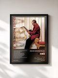 #noir Tableau de l'album Aria de Grover Washington, Jr., cadre noir, imprimé et encadré en France