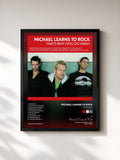 #noir Tableau de l'album That's Why (You Go Away) de Michael Learns to Rock, cadre noir, imprimé et encadré en France