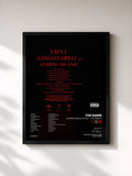 #noir Gangsta Grillz: E.M.N.T - The Credits by The Game as a framed art print, black frame, printed and framed in France