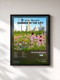 #noir Tableau de l'album Summer in the City de The Lovin' Spoonful, cadre noir, imprimé et encadré en France