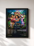 #noir Encanto: La fantastique famille Madrigal (Bande Originale Française du Film) by Lin-Manuel Miranda as a framed art print, black frame, printed and framed in France