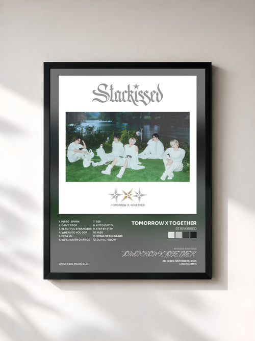 TOMORROW X TOGETHER · Starkissed — Framed art print