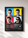#noir Tableau de l'album Colours (2014 Remaster) de Michael Learns to Rock, cadre noir, imprimé et encadré en France