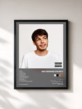 #noir Tableau de l'album Pony de Rex Orange County, cadre noir, imprimé et encadré en France