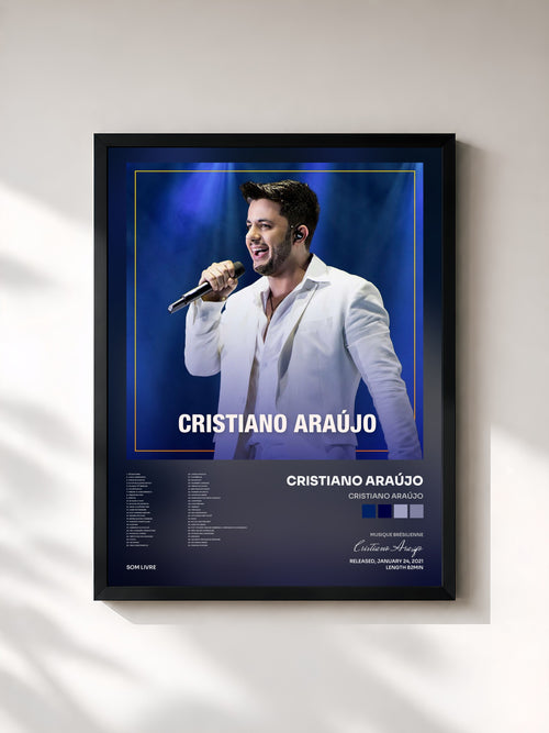 Cristiano Araújo · Cristiano Araújo — Gerahmter Kunstdruck