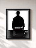 #noir Tableau de l'album Oui Je Le Suis de Sefyu, cadre noir, imprimé et encadré en France