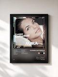#noir Tableau de l'album Aura de Yvonne Catterfeld, cadre noir, imprimé et encadré en France