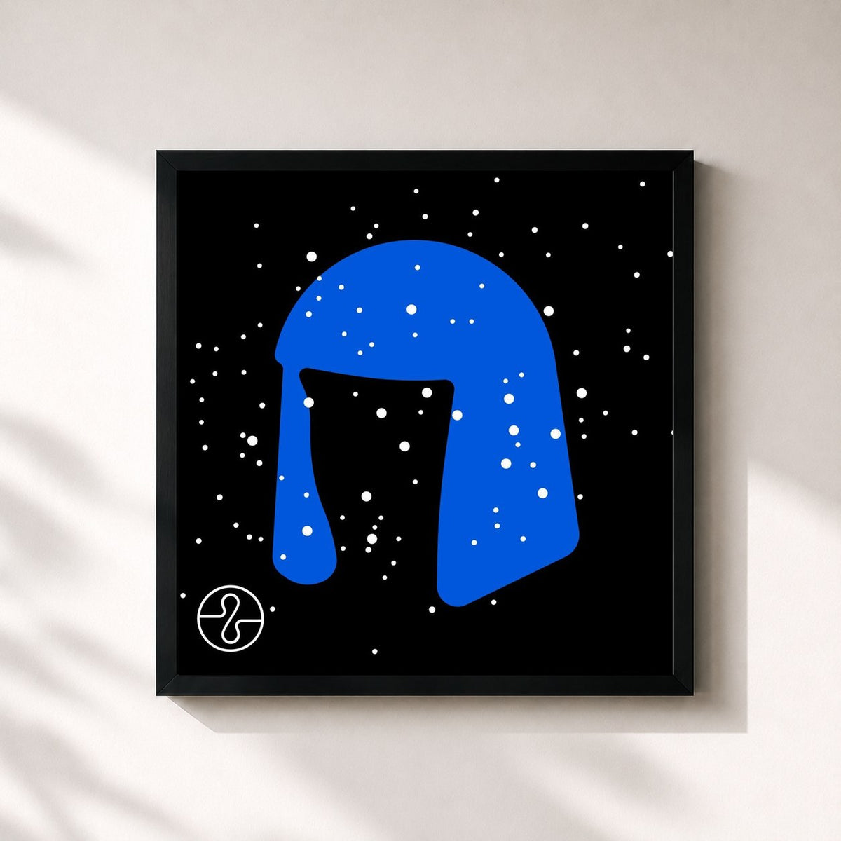#noir Tableau carré de l'album Gimme Christmas (Sleep Soundscape) de Sia, cadre noir 32x32 cm