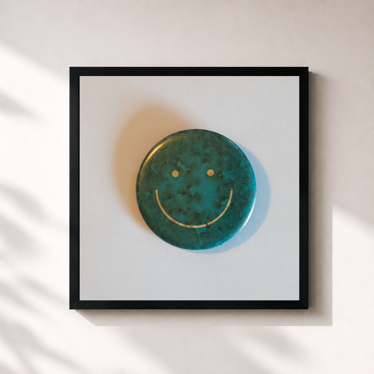 #noir Tableau carré de l'album Here Comes The Cowboy de Mac Demarco, cadre noir 32x32 cm