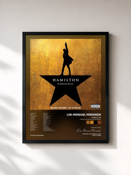 Lin-Manuel Miranda · Hamilton (Original Broadway Cast Recording) — Affiche encadrée