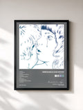 #noir Tableau de l'album Omnion de Hercules & Love Affair, cadre noir, imprimé et encadré en France