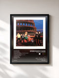 #noir Tableau de l'album Scharf Wia Peperoni de Spider Murphy Gang, cadre noir, imprimé et encadré en France