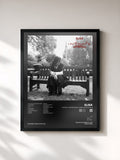 #noir Tableau de l'album Intimate - Recordings at Abbey Road Studios de Elisa, cadre noir, imprimé et encadré en France