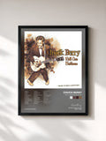 #noir Tableau de l'album Roll Over Beethoven de Chuck Berry, cadre noir, imprimé et encadré en France