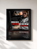 #noir Tableau de l'album Fremdgehen de King Orgasmus One, cadre noir, imprimé et encadré en France