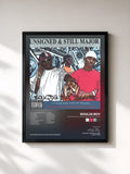 #noir Unsigned and Still Major Da Album Before Da Album de Soulja Boy en lámina enmarcada, marco negro, impresa y enmarcada en Francia