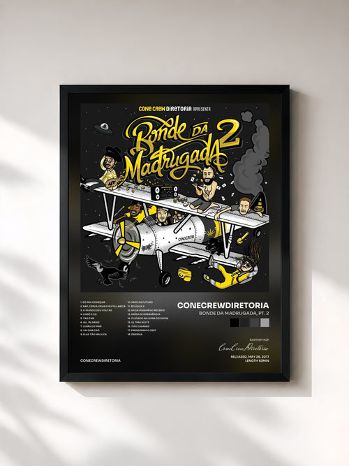 ConeCrewDiretoria · Bonde da Madrugada, Pt. 2 — Affiche encadrée