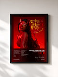 #noir Tableau de l'album Something for Thee Hotties de Megan Thee Stallion, cadre noir, imprimé et encadré en France