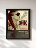#noir Tableau de l'album Los Autores Del Sonido de Osmani Garcia "La Voz", cadre noir, imprimé et encadré en France