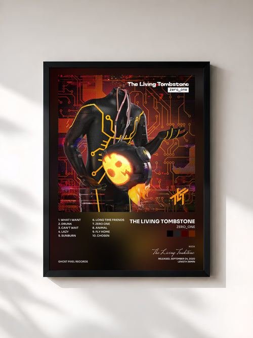 The Living Tombstone · zero_one — Affiche encadrée