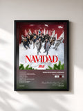 #noir Tableau de l'album Navidad con la MS de Banda MS de Sergio Lizárraga, cadre noir, imprimé et encadré en France