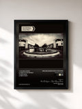 #noir Tableau de l'album Council Skies de Noel Gallagher's High Flying Birds, cadre noir, imprimé et encadré en France