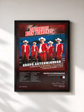 #noir Tableau de l'album 20 Corridos Bien Perrones de Grupo Exterminador, cadre noir, imprimé et encadré en France