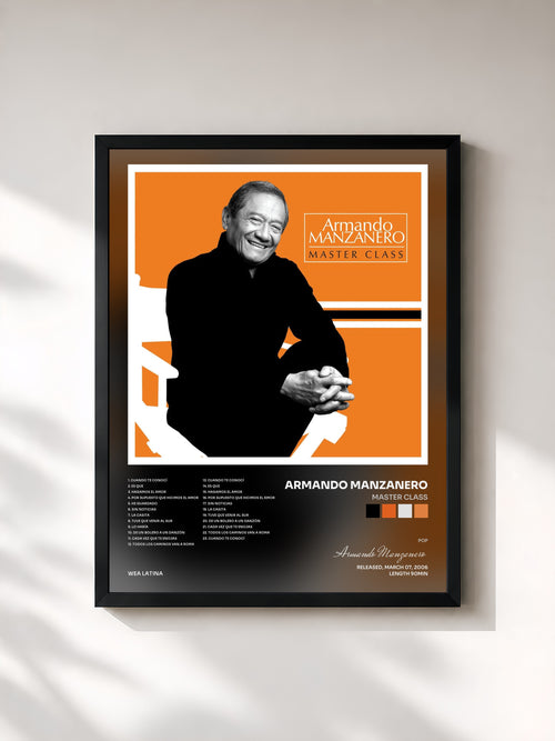 Armando Manzanero · Master Class — Affiche encadrée
