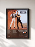 #noir Tableau de l'album Zezé Di Camargo & Luciano 1995 de Zezé Di Camargo & Luciano, cadre noir, imprimé et encadré en France