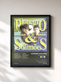 #noir Tableau de l'album O Amor Supera Tudo de Rionegro & Solimões, cadre noir, imprimé et encadré en France