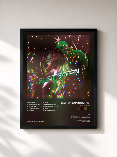 Elettra Lamborghini · Elettraton — Affiche encadrée