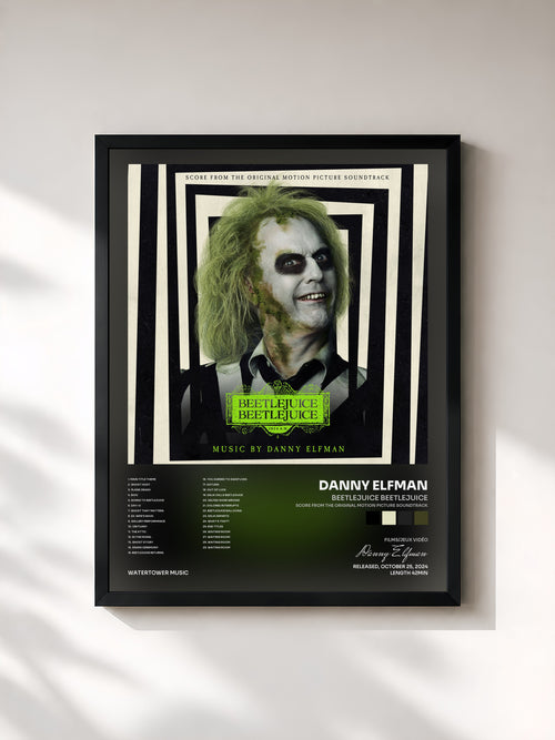 Danny Elfman · Beetlejuice Beetlejuice (Score from the Original Motion Picture Soundtrack) — Affiche encadrée