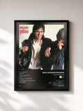 #noir Tableau de l'album Non homologué de Jean-Jacques Goldman, cadre noir, imprimé et encadré en France