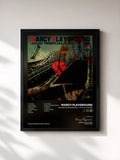 #noir Tableau de l'album Leaving Wonderland... In A Fit of Rage de Marcy Playground, cadre noir, imprimé et encadré en France
