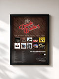 #noir Tableau de l'album The Warner Bros. Years 1971-1983 de The Doobie Brothers, cadre noir, imprimé et encadré en France