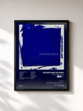 #noir Tableau de l'album Every Shade of Blue de The Head And The Heart, cadre noir, imprimé et encadré en France