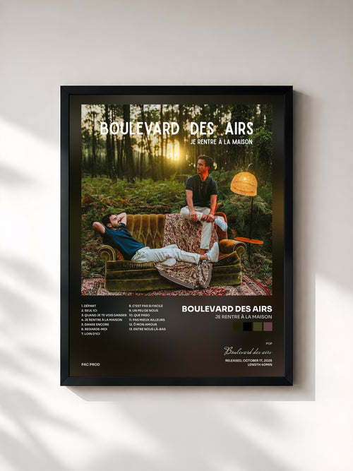 Boulevard des airs · JE RENTRE À LA MAISON — Framed art print