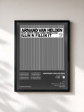 #noir Tableau de l'album Illin N Fillin It de Armand van Helden, cadre noir, imprimé et encadré en France